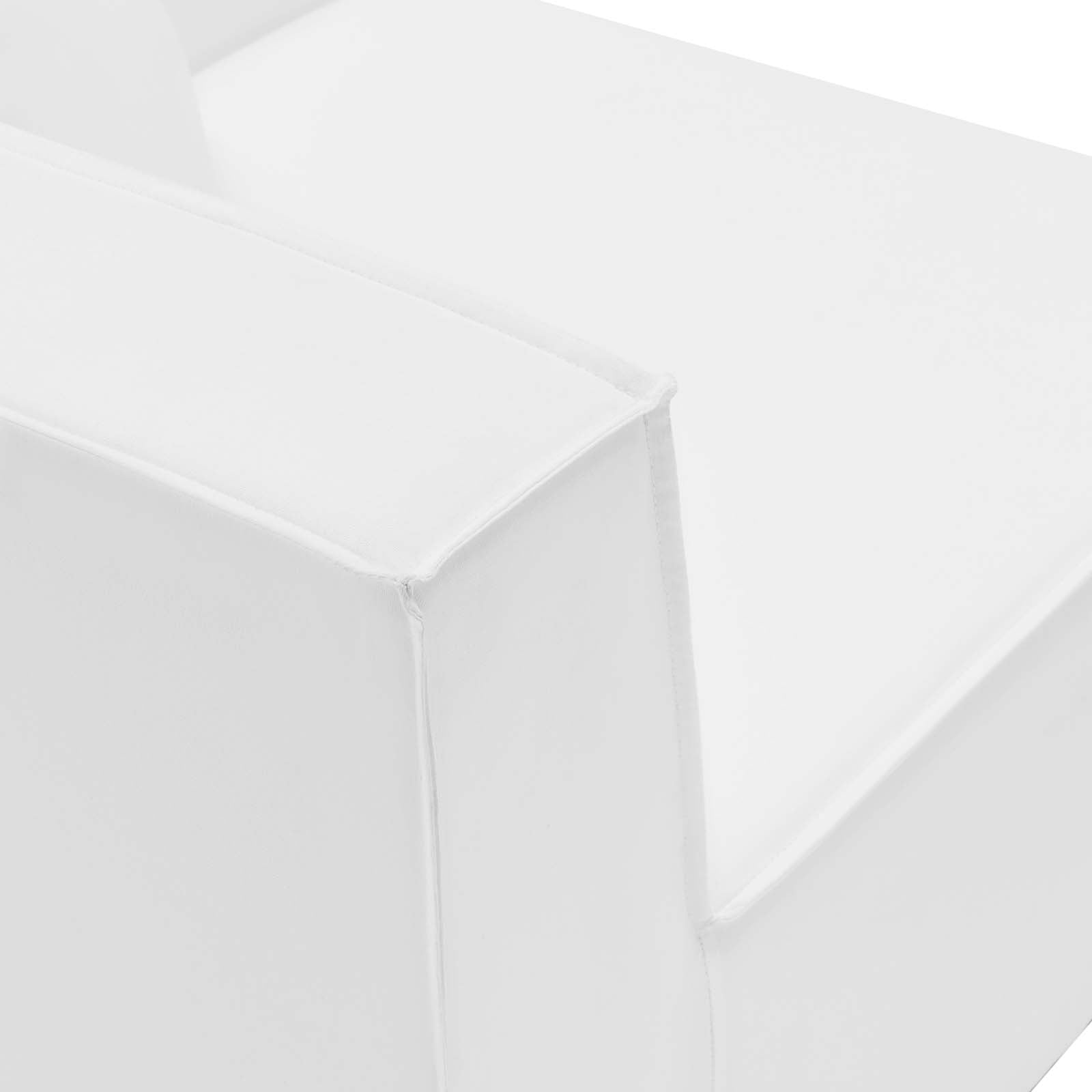 Modway - Saybrook Outdoor Patio Upholstered Loveseat and Ottoman Set - EEI-4378