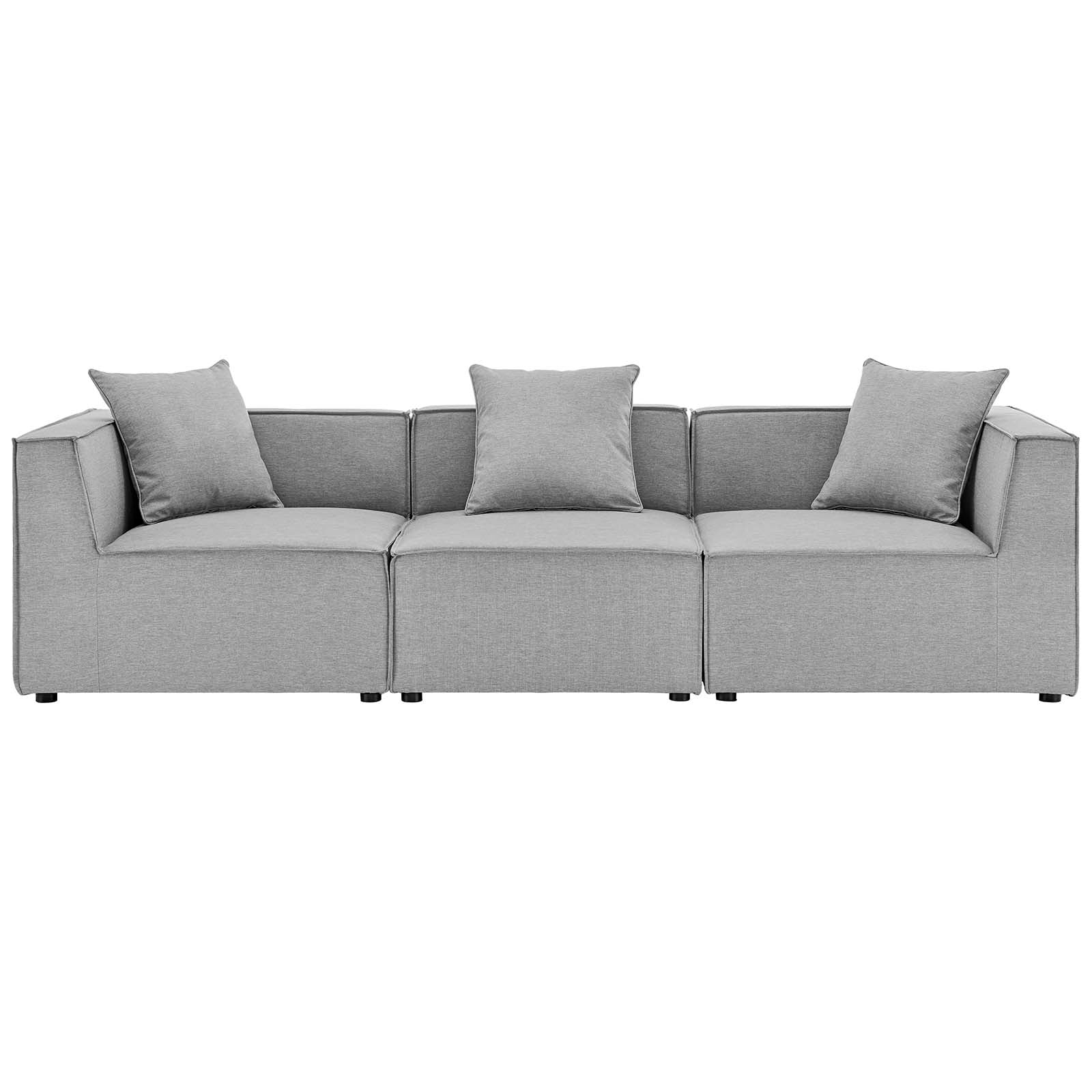 Modway - Saybrook Outdoor Patio Upholstered 3-Piece Sectional Sofa - EEI-4379