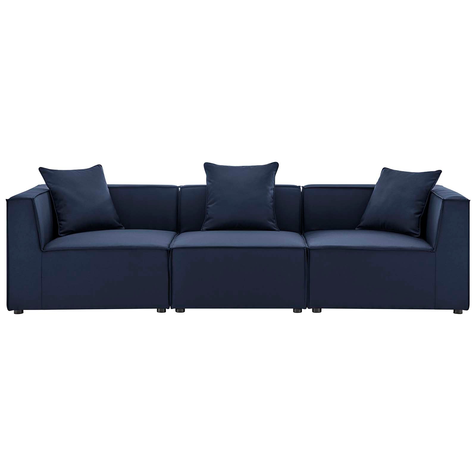 Modway - Saybrook Outdoor Patio Upholstered 3-Piece Sectional Sofa - EEI-4379