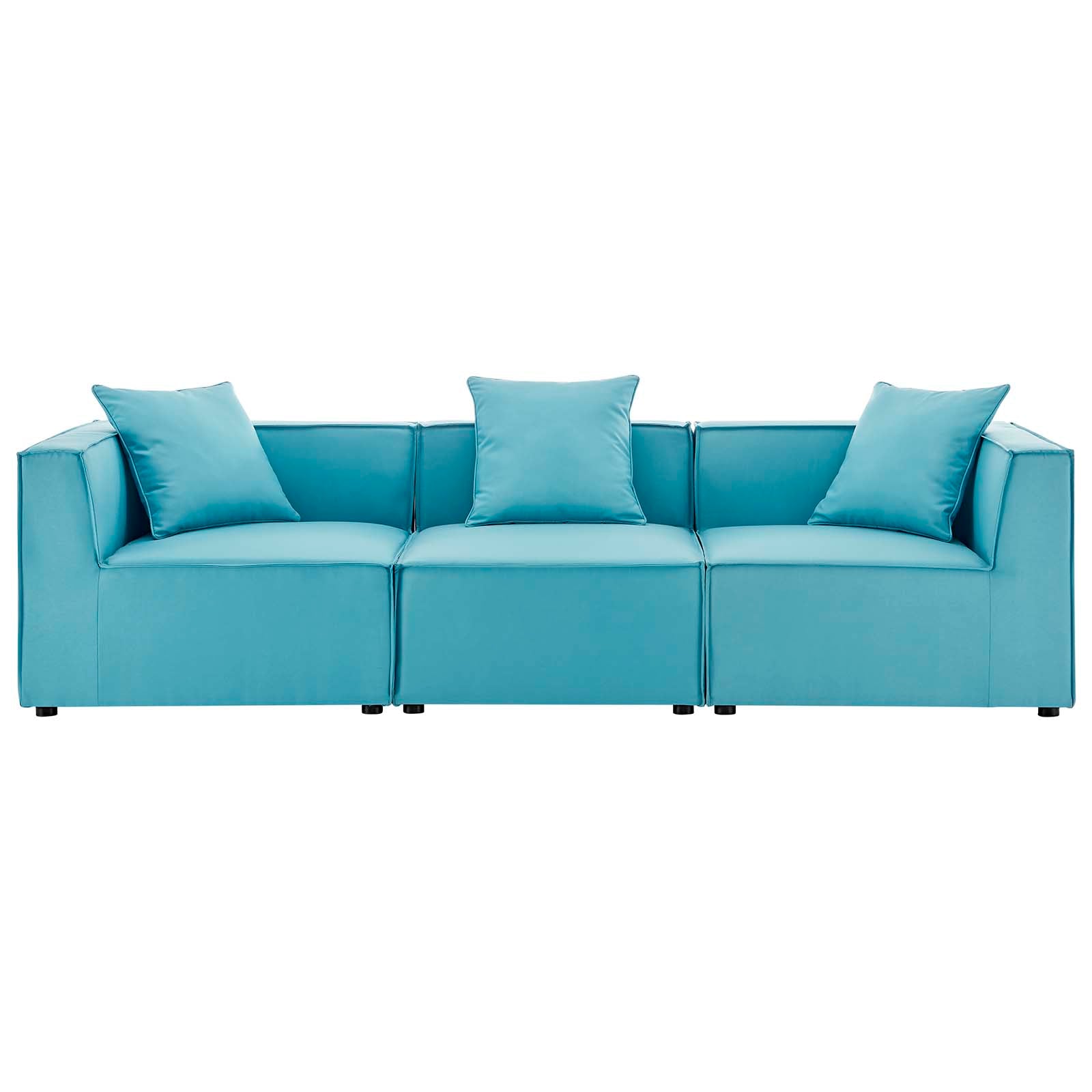 Modway - Saybrook Outdoor Patio Upholstered 3-Piece Sectional Sofa - EEI-4379