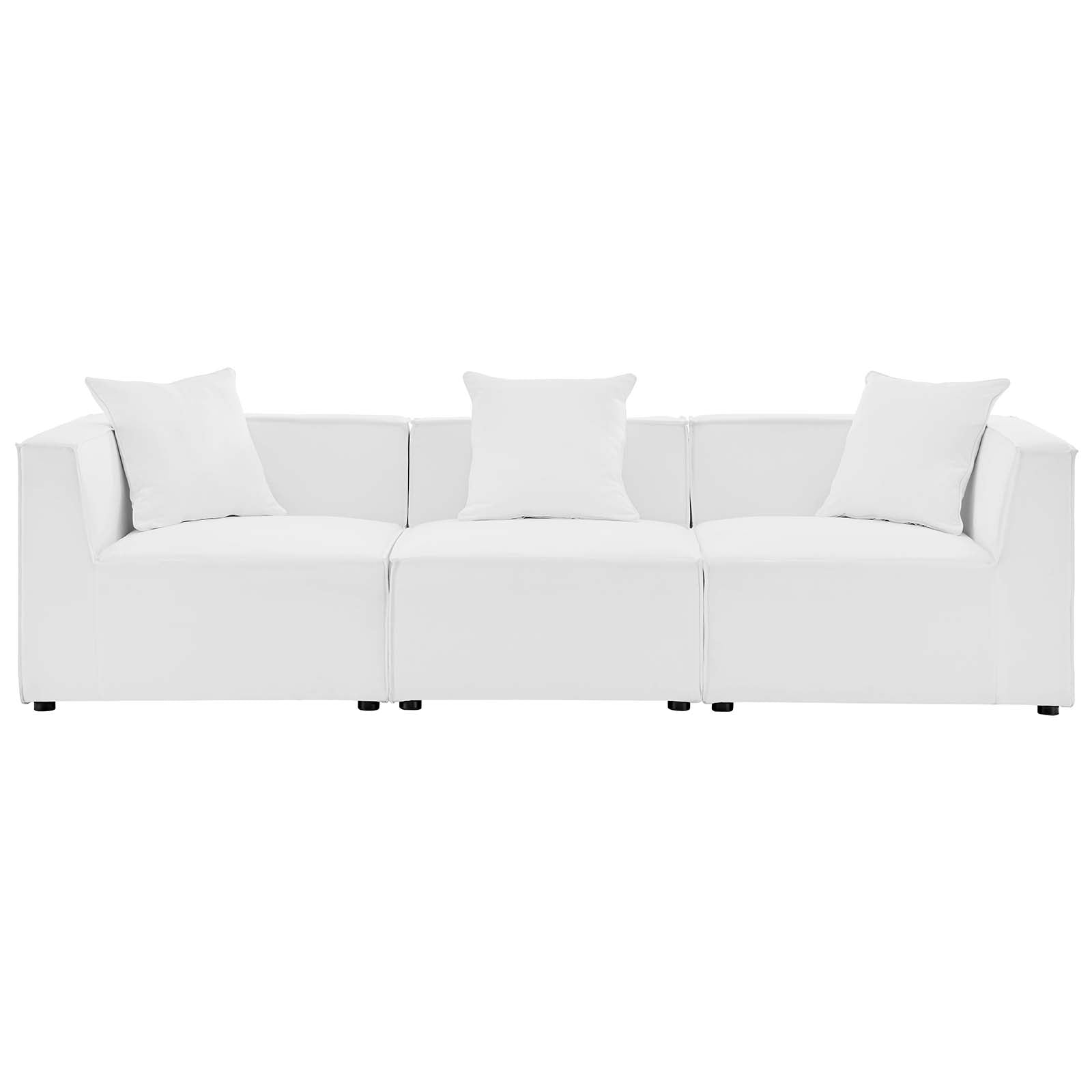 Modway - Saybrook Outdoor Patio Upholstered 3-Piece Sectional Sofa - EEI-4379