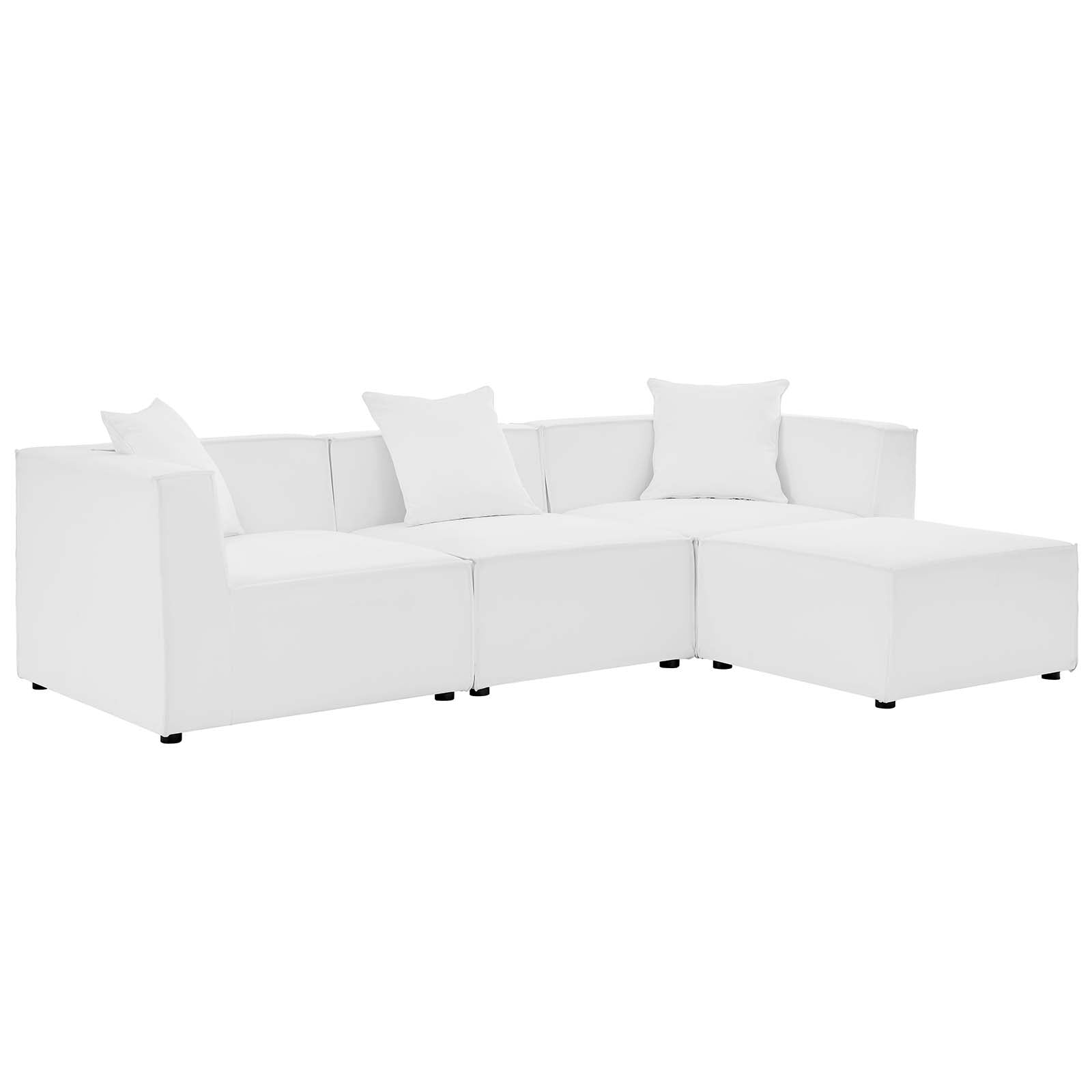 Modway - Saybrook Outdoor Patio Upholstered 4-Piece Sectional Sofa - EEI-4380
