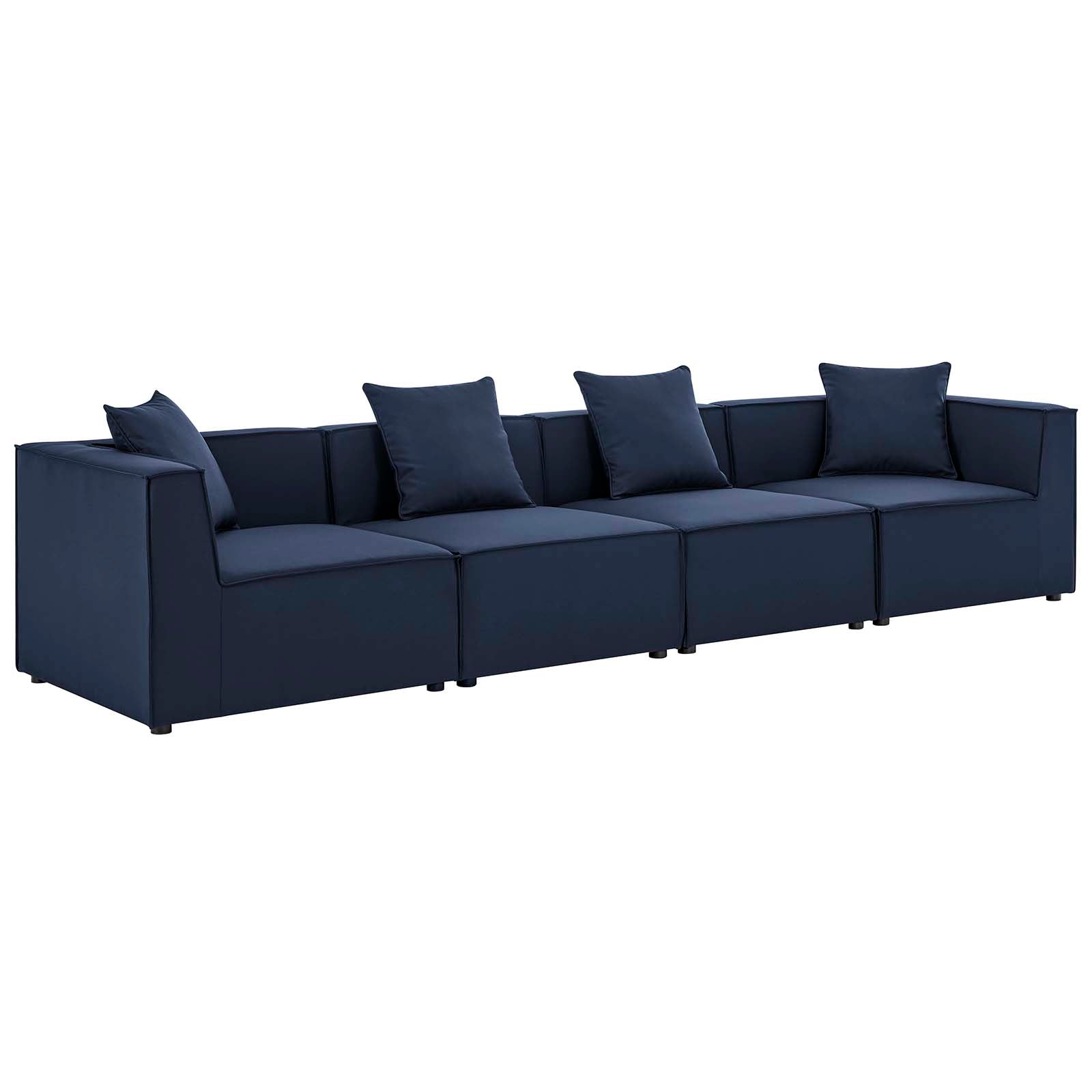 Modway - Saybrook Outdoor Patio Upholstered 4-Piece Sectional Sofa - EEI-4381