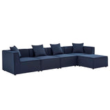Modway - Saybrook Outdoor Patio Upholstered 5-Piece Sectional Sofa - EEI-4382