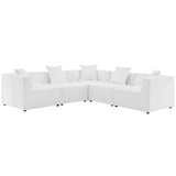 Modway - Saybrook Outdoor Patio Upholstered 5-Piece Sectional Sofa - EEI-4384