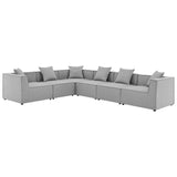 Modway - Saybrook Outdoor Patio Upholstered 6-Piece Sectional Sofa - EEI-4385