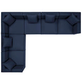 Modway - Saybrook Outdoor Patio Upholstered 6-Piece Sectional Sofa - EEI-4385