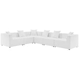 Modway - Saybrook Outdoor Patio Upholstered 6-Piece Sectional Sofa - EEI-4385