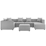 Modway - Saybrook Outdoor Patio Upholstered 7-Piece Sectional Sofa - EEI-4387