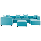 Modway - Saybrook Outdoor Patio Upholstered 7-Piece Sectional Sofa - EEI-4387