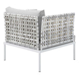 Modway - Harmony 3-Piece  Sunbrella® Basket Weave Outdoor Patio Aluminum Seating Set - EEI-4684