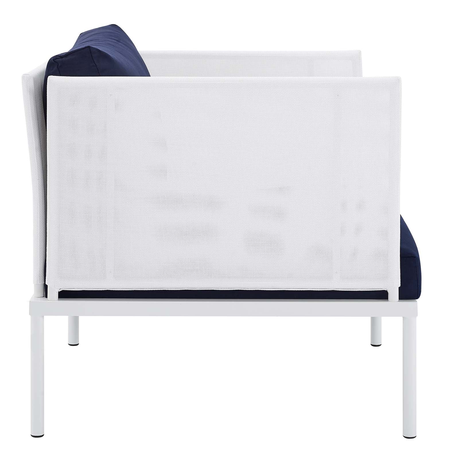 Modway - Harmony 3-Piece  Sunbrella® Outdoor Patio Aluminum Seating Set - EEI-4686