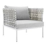 Modway - Harmony 5-Piece  Sunbrella® Basket Weave Outdoor Patio Aluminum Seating Set - EEI-4692