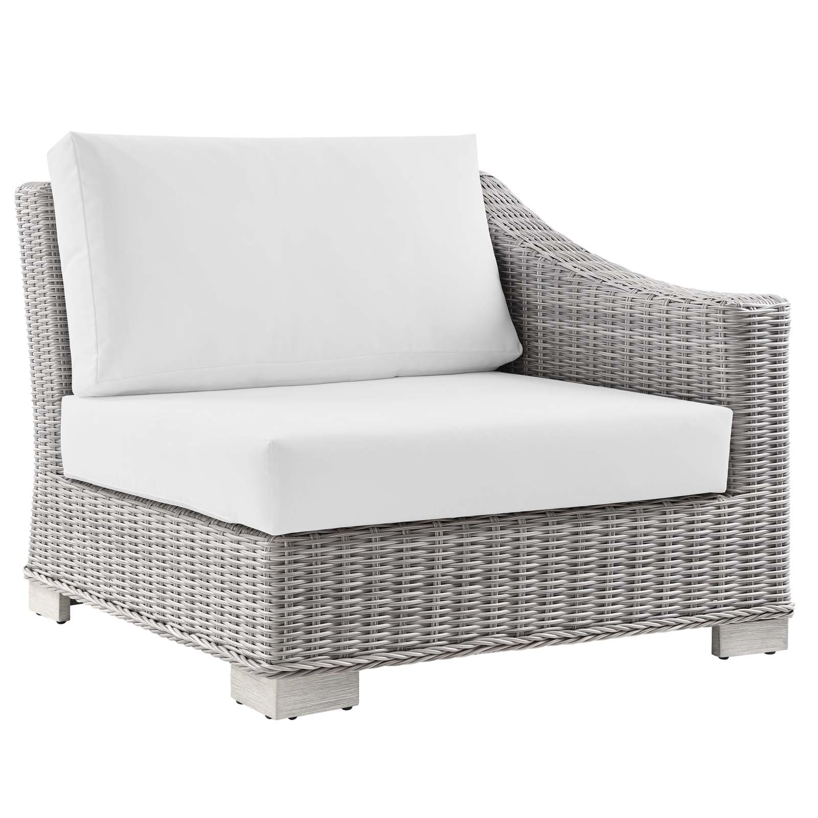 Modway - Conway Outdoor Patio Wicker Rattan Right-Arm Chair - EEI-4846
