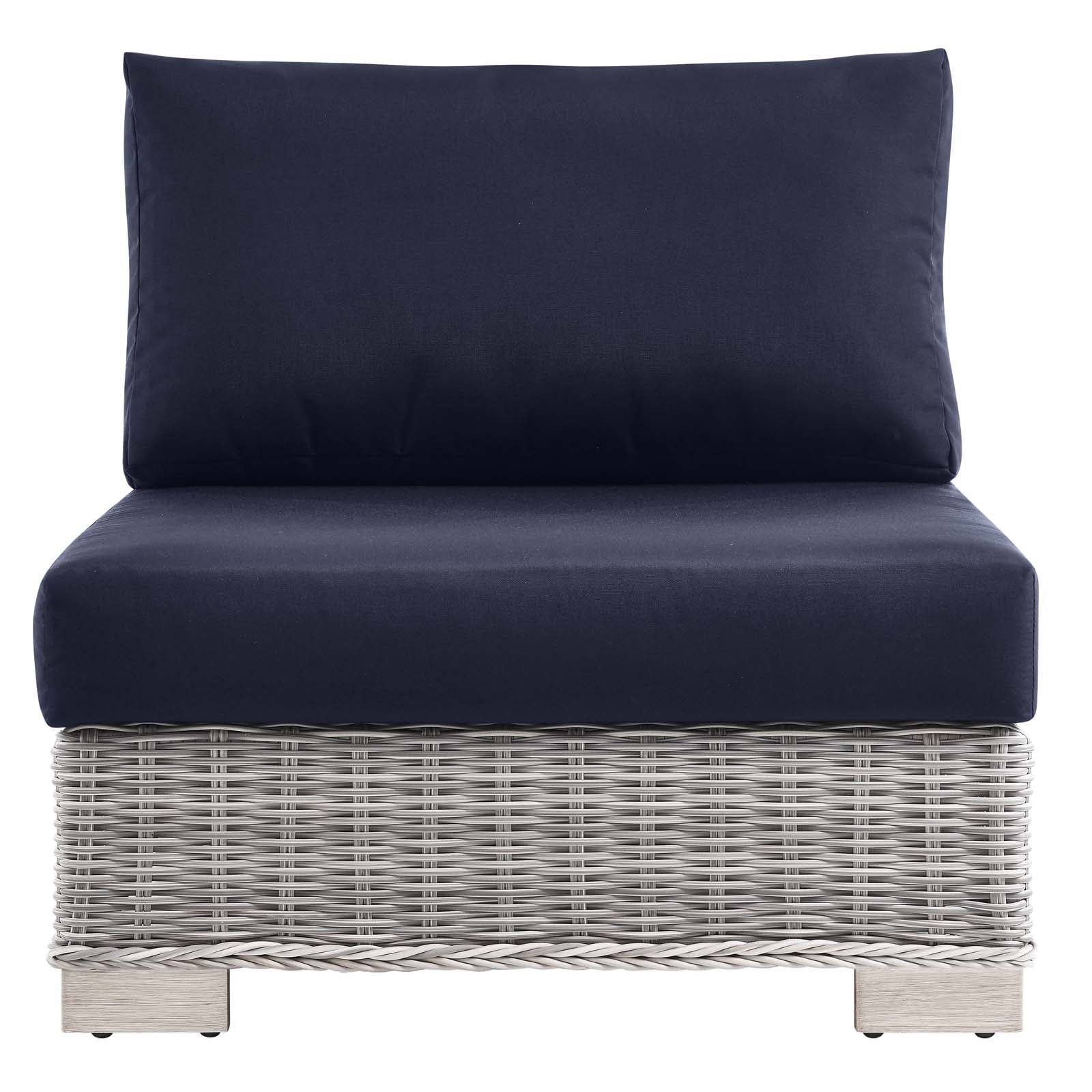 Modway - Conway Outdoor Patio Wicker Rattan Armless Chair - EEI-4847