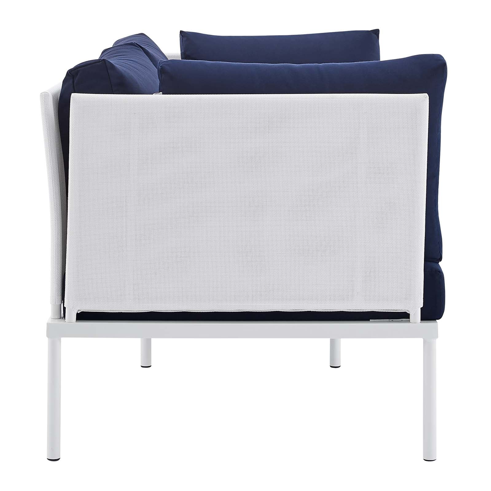 Modway - Harmony 5-Piece  Sunbrella® Outdoor Patio Aluminum Furniture Set - EEI-4924