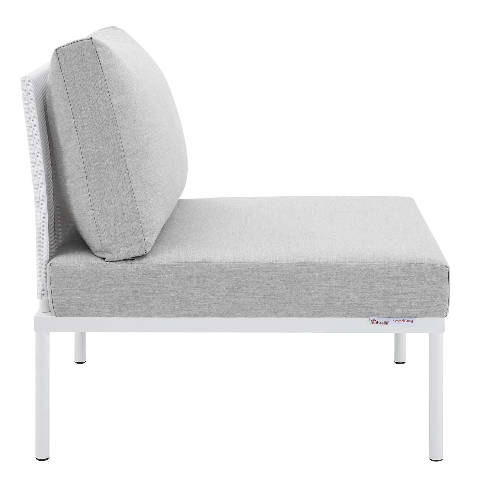 Modway - Harmony 6-Piece  Sunbrella® Outdoor Patio Aluminum Seating Set - EEI-4932