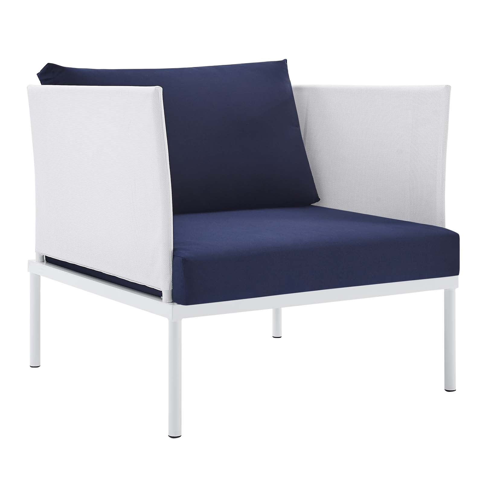 Modway - Harmony 6-Piece  Sunbrella® Outdoor Patio Aluminum Seating Set - EEI-4932