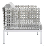 Modway - Harmony 8-Piece  Sunbrella® Basket Weave Outdoor Patio Aluminum Seating Set - EEI-4946