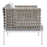 Modway - Harmony Sunbrella® Basket Weave Outdoor Patio Aluminum Armchair - EEI-4954