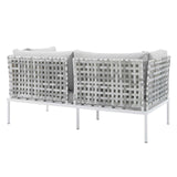 Modway - Harmony Sunbrella® Basket Weave Outdoor Patio Aluminum Loveseat - EEI-4961