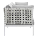 Modway - Harmony Sunbrella® Basket Weave Outdoor Patio Aluminum Sofa - EEI-4965