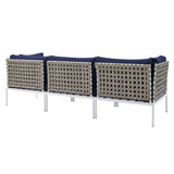 Modway - Harmony Sunbrella® Basket Weave Outdoor Patio Aluminum Sofa - EEI-4966