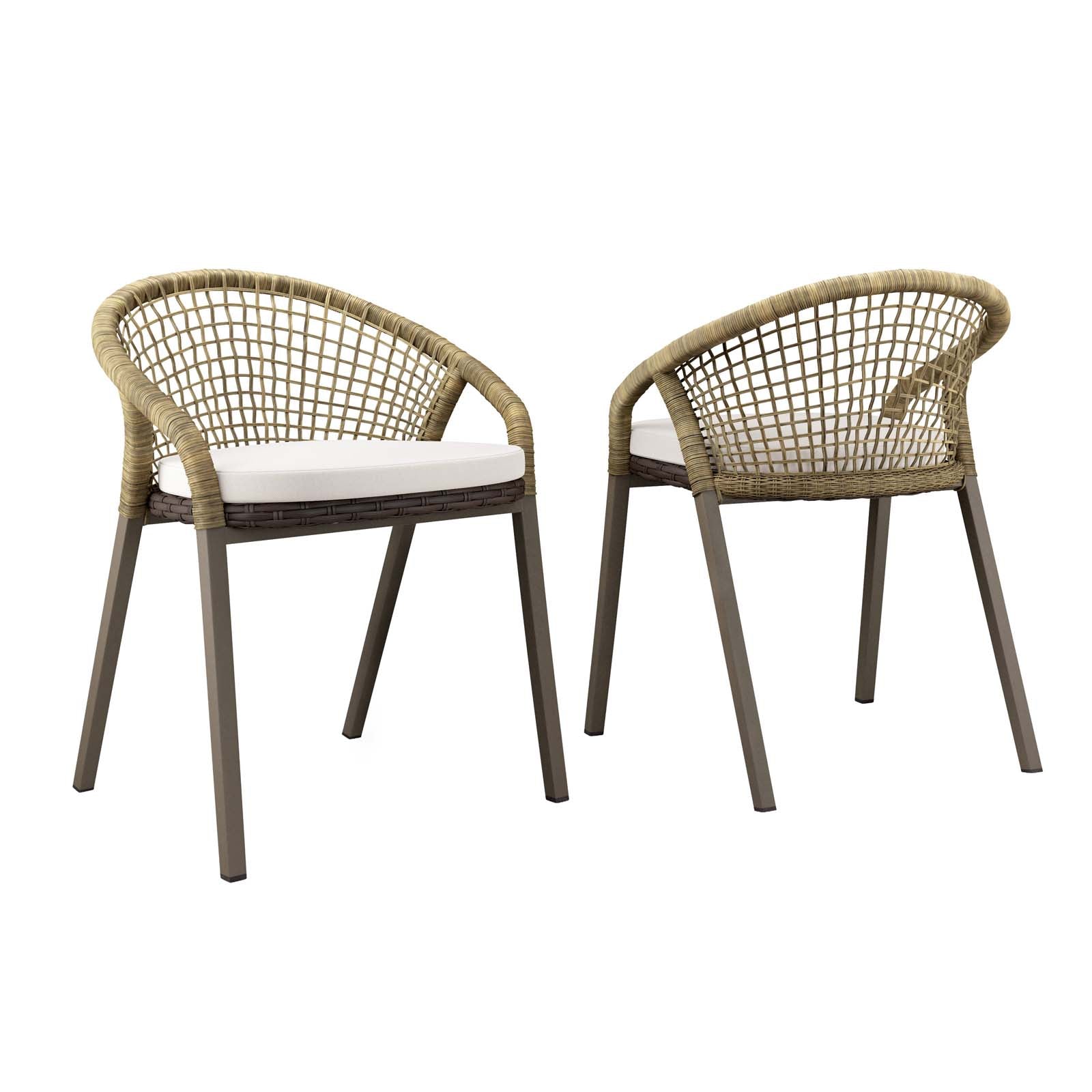 Modway - Meadow Outdoor Patio Dining Chairs Set of 2 - EEI-4995