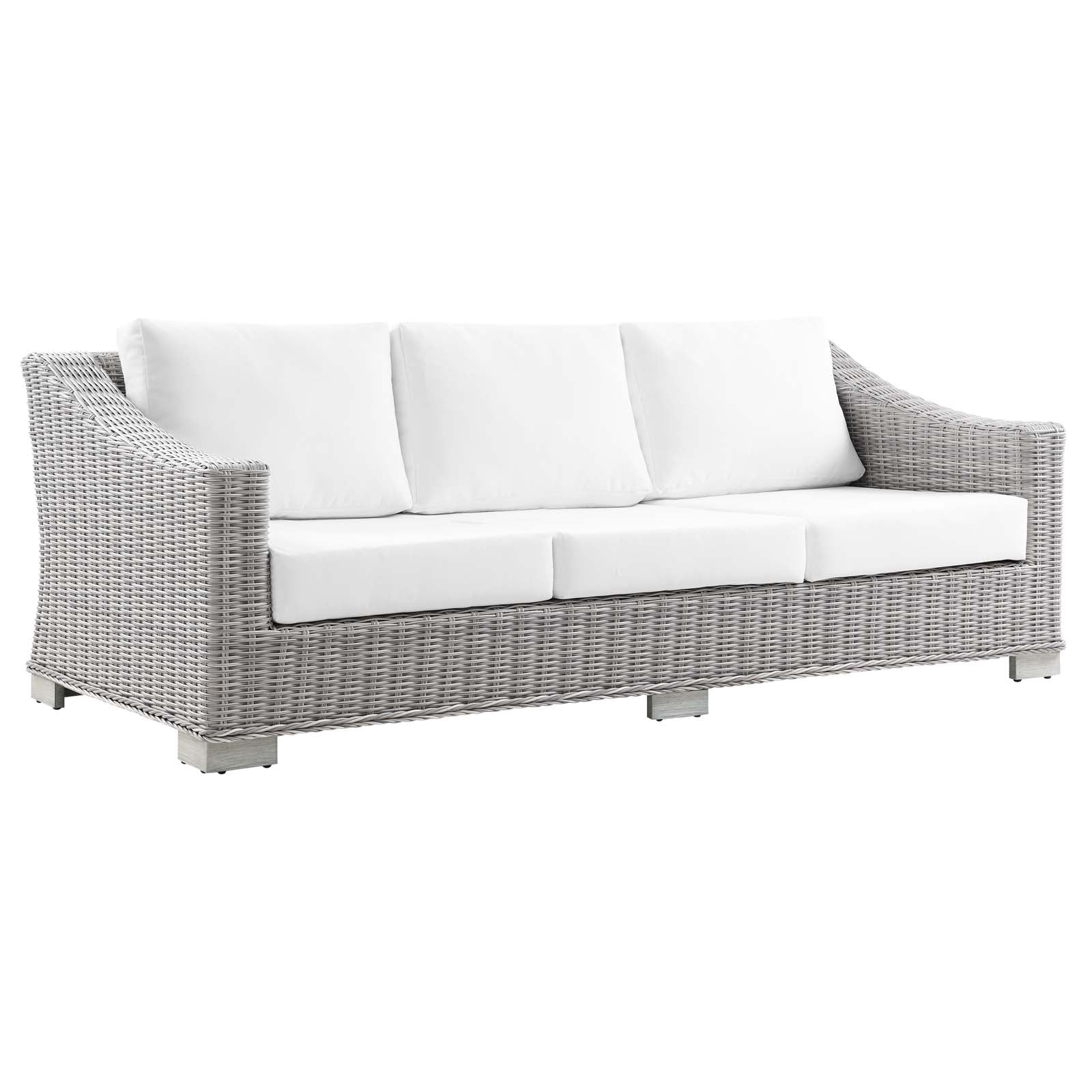 Modway - Conway 4-Piece Outdoor Patio Wicker Rattan Furniture Set - EEI-5091
