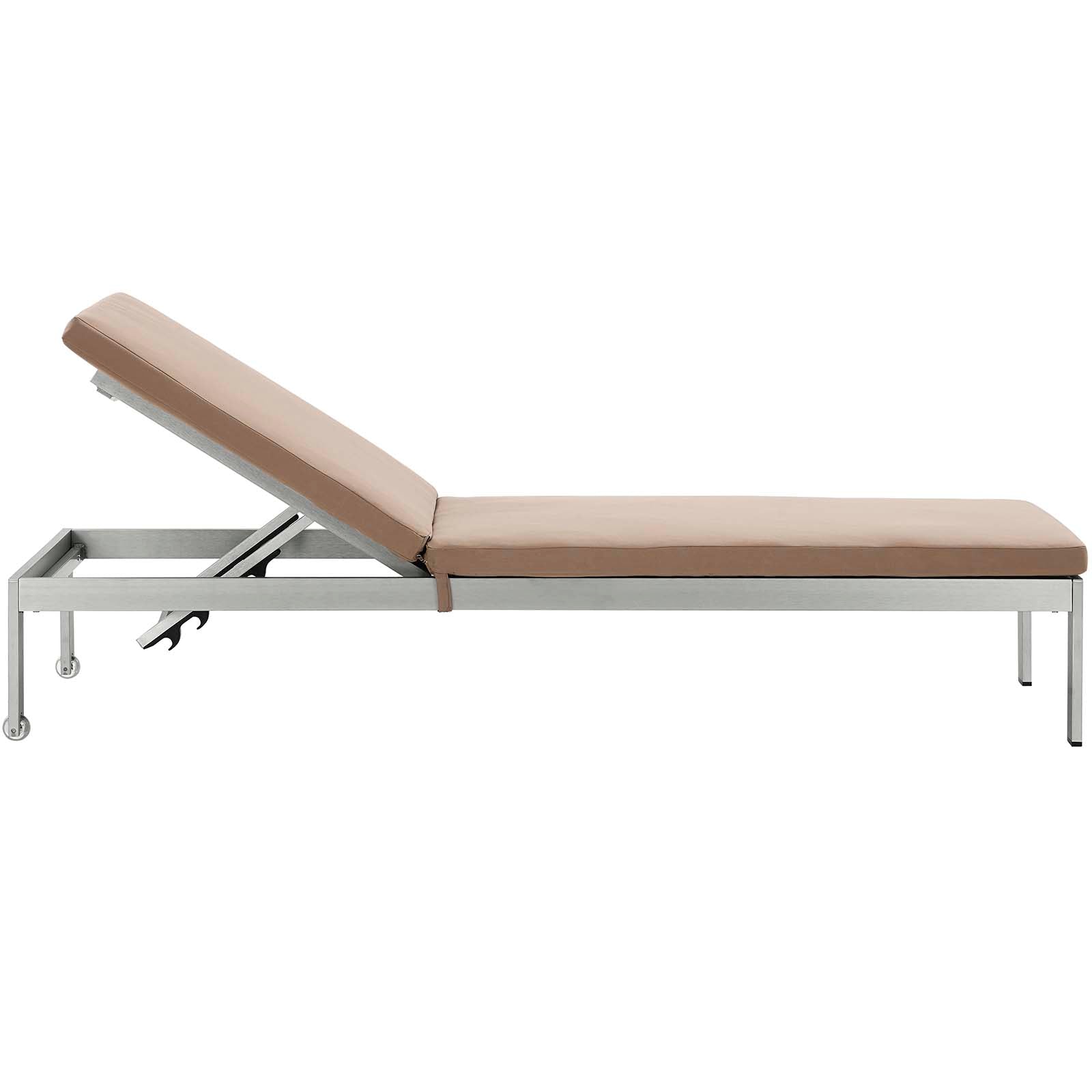 Modway - Shore Outdoor Patio Aluminum Chaise with Cushions - EEI-5547