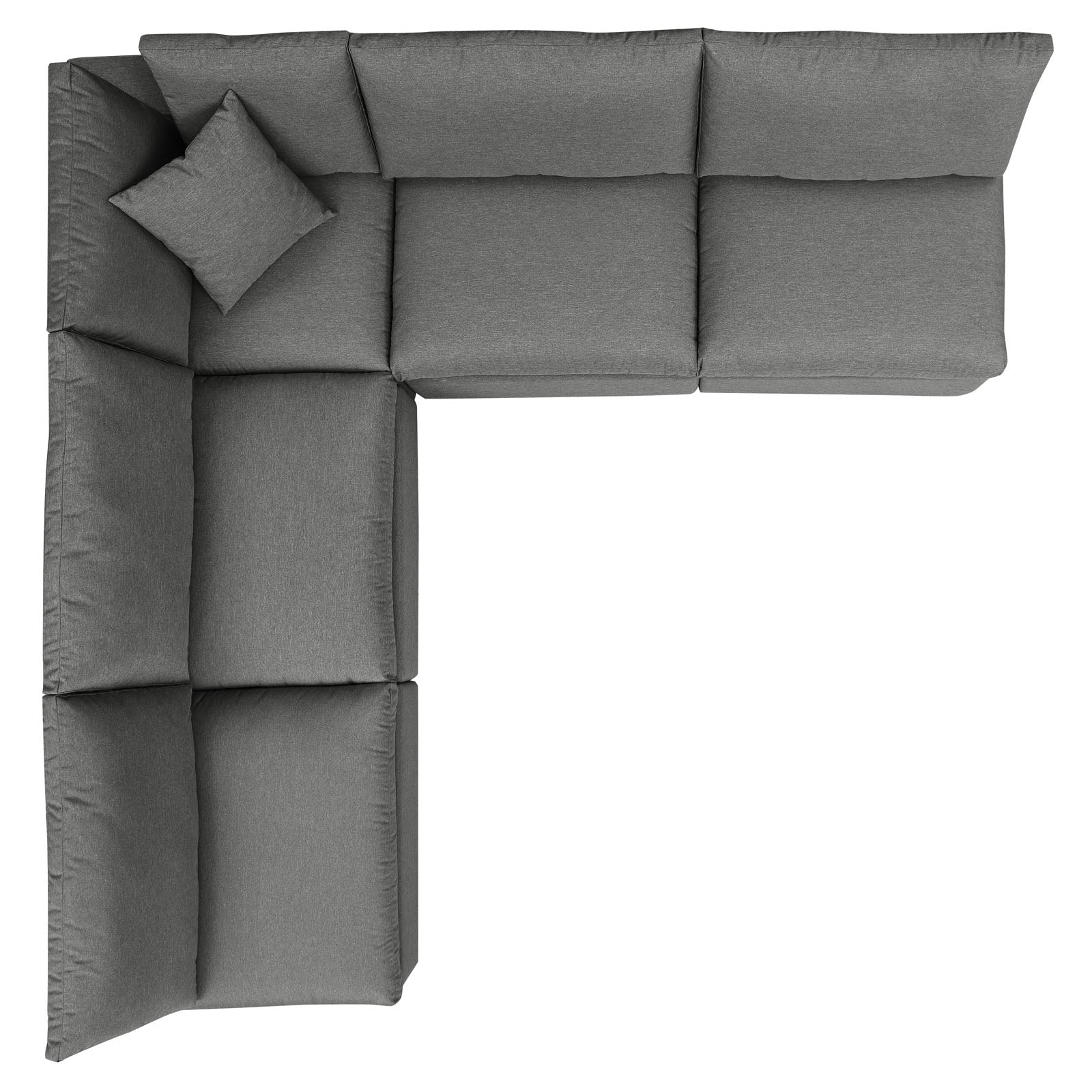 Modway - Commix 5-Piece Outdoor Patio Sectional Sofa - EEI-5587
