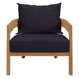 Modway - Brisbane Teak Wood Outdoor Patio Armchair - EEI-5602