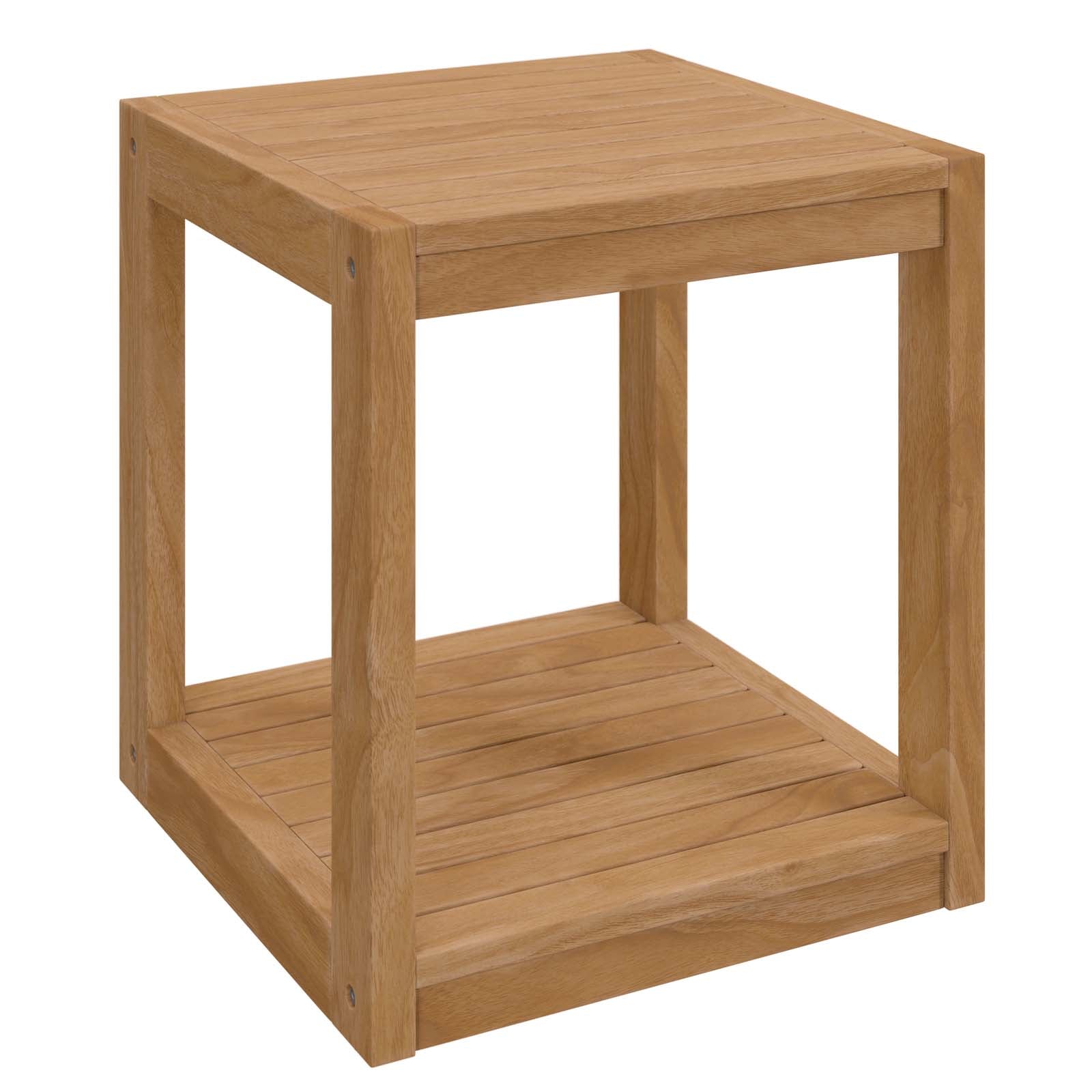 Modway - Carlsbad Teak Wood Outdoor Patio Side Table - EEI-5607