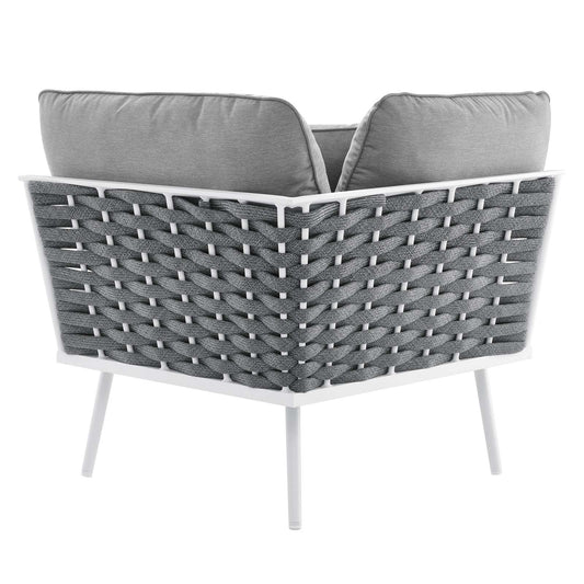 Modway - Stance 4 Piece Outdoor Patio Aluminum Sectional Sofa Set - EEI-5755