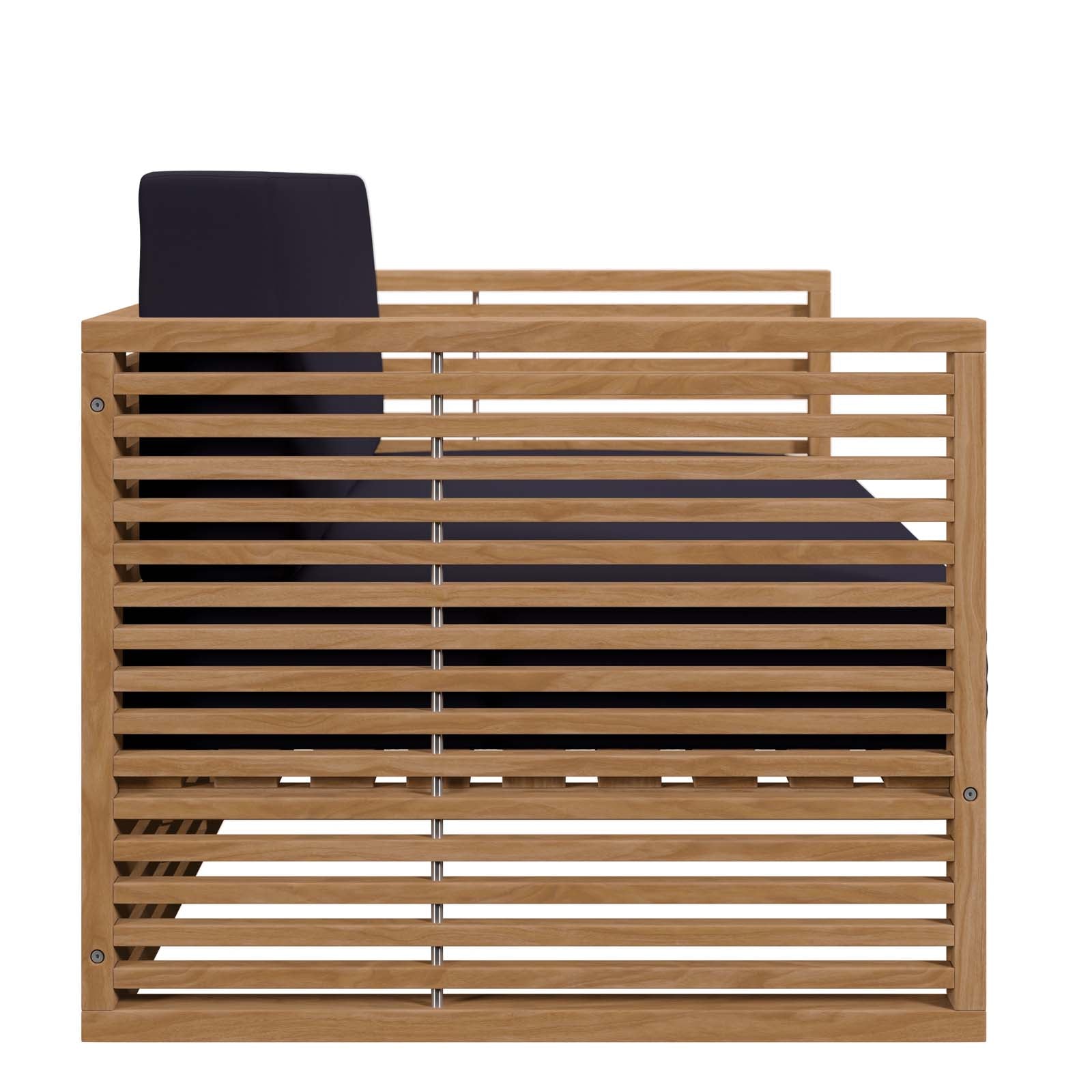 Modway - Carlsbad 3-Piece Teak Wood Outdoor Patio Outdoor Patio Set - EEI-5837