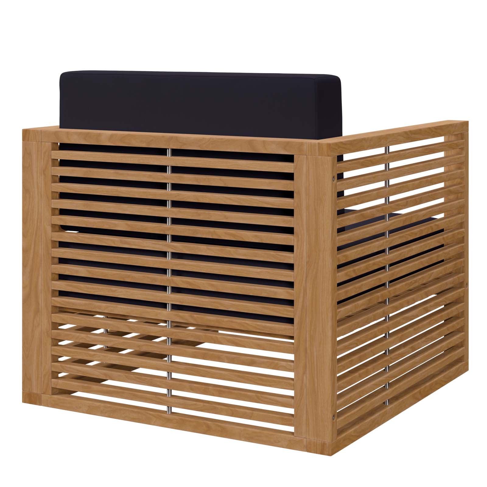 Modway - Carlsbad 3-Piece Teak Wood Outdoor Patio Outdoor Patio Set - EEI-5837