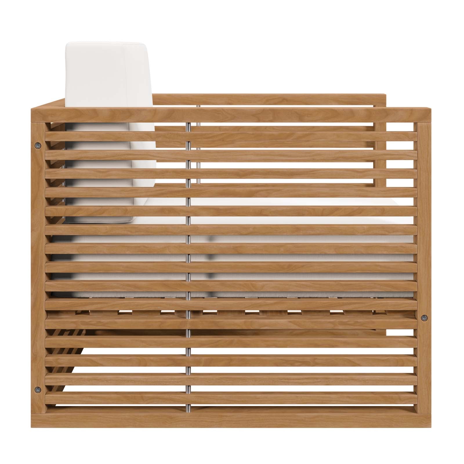 Modway - Carlsbad 3-Piece Teak Wood Outdoor Patio Outdoor Patio Set - EEI-5838