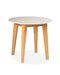 CO9 Design - Essential Side Table with Round Ceramic Top and a Teak Base | [ES19C]