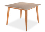 CO9 Design - Essential Ceramic Top Dining Table with Rectangular/Square/Round Ceramic Top [ES95C]