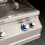 Fire Magic - Aurora A660i 30-Inch 3-Burner Built-In Natural Gas Grill with Rear Burner and Infrared Burner | A660I-8LAN