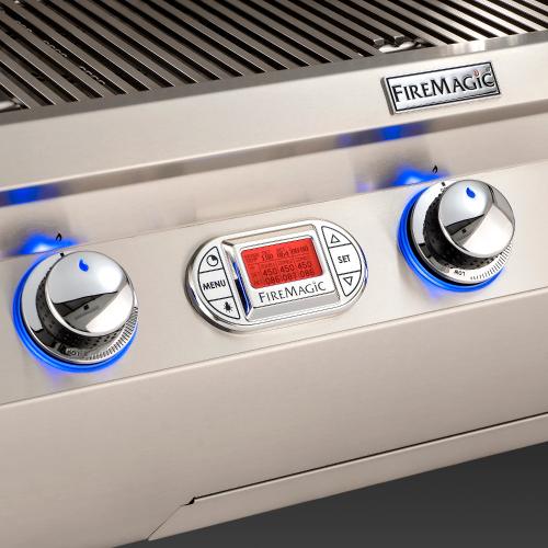Fire Magic - 30-Inch Built-In Grill W/ One Infrared Burner, Rotisserie, Natural Gas, Propane | E660I-8L1X-W
