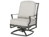 Gensun - Bel Air Cushion Cast Aluminum High Back Swivel Rocker Lounge Chair | 1099HB24