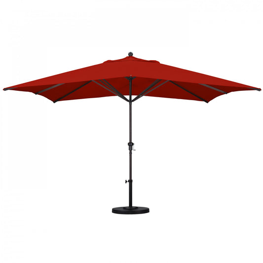 California Umbrella - 11' - Patio Umbrella Umbrella - Aluminum Pole - Jockey Red - Sunbrella  - GS1188117-5403