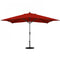 California Umbrella - 11' - Patio Umbrella Umbrella - Aluminum Pole - Jockey Red - Sunbrella  - GS1188117-5403