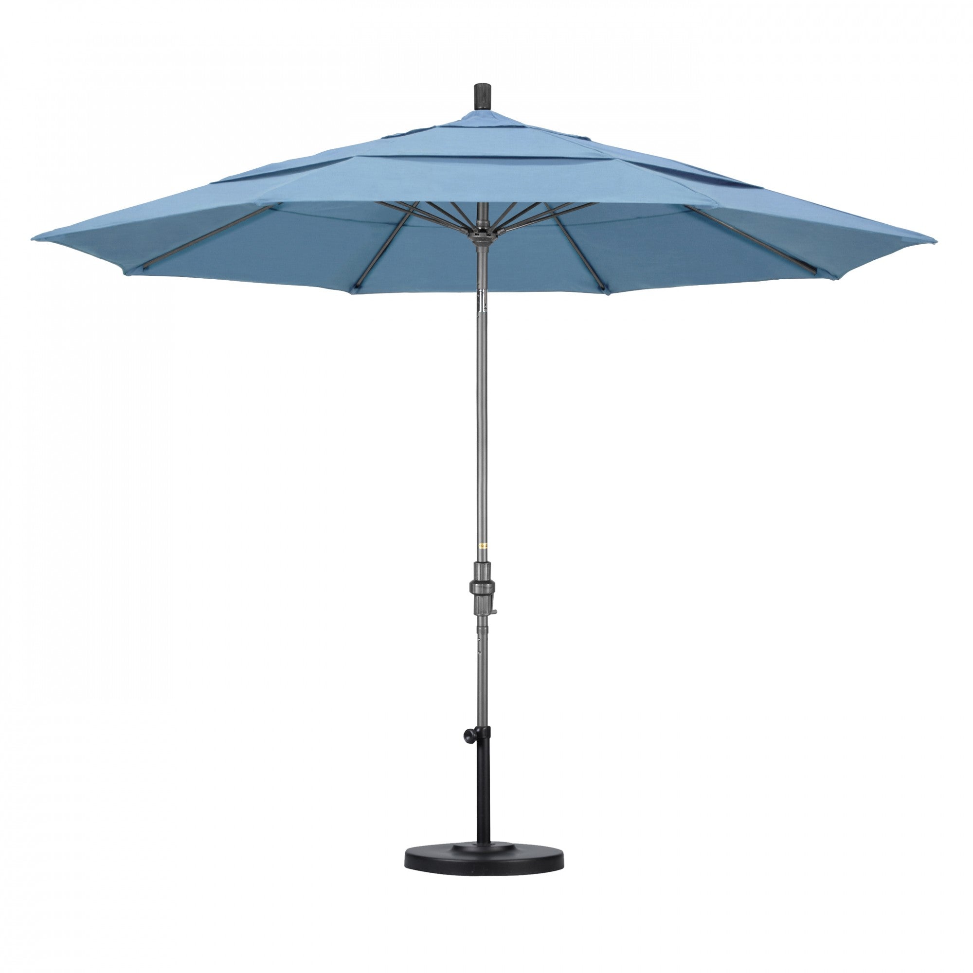 California Umbrella - 11' - Patio Umbrella Umbrella - Aluminum Pole - Air Blue - Sunbrella  - GSCUF118010-5410-DWV
