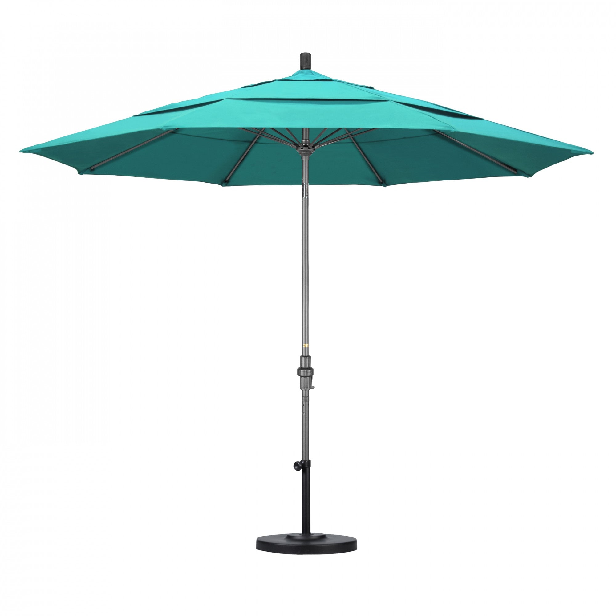 California Umbrella - 11' - Patio Umbrella Umbrella - Aluminum Pole - Aruba - Sunbrella  - GSCUF118010-5416-DWV