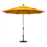 California Umbrella - 11' - Patio Umbrella Umbrella - Aluminum Pole - Sunflower Yellow - Sunbrella  - GSCUF118010-5457-DWV