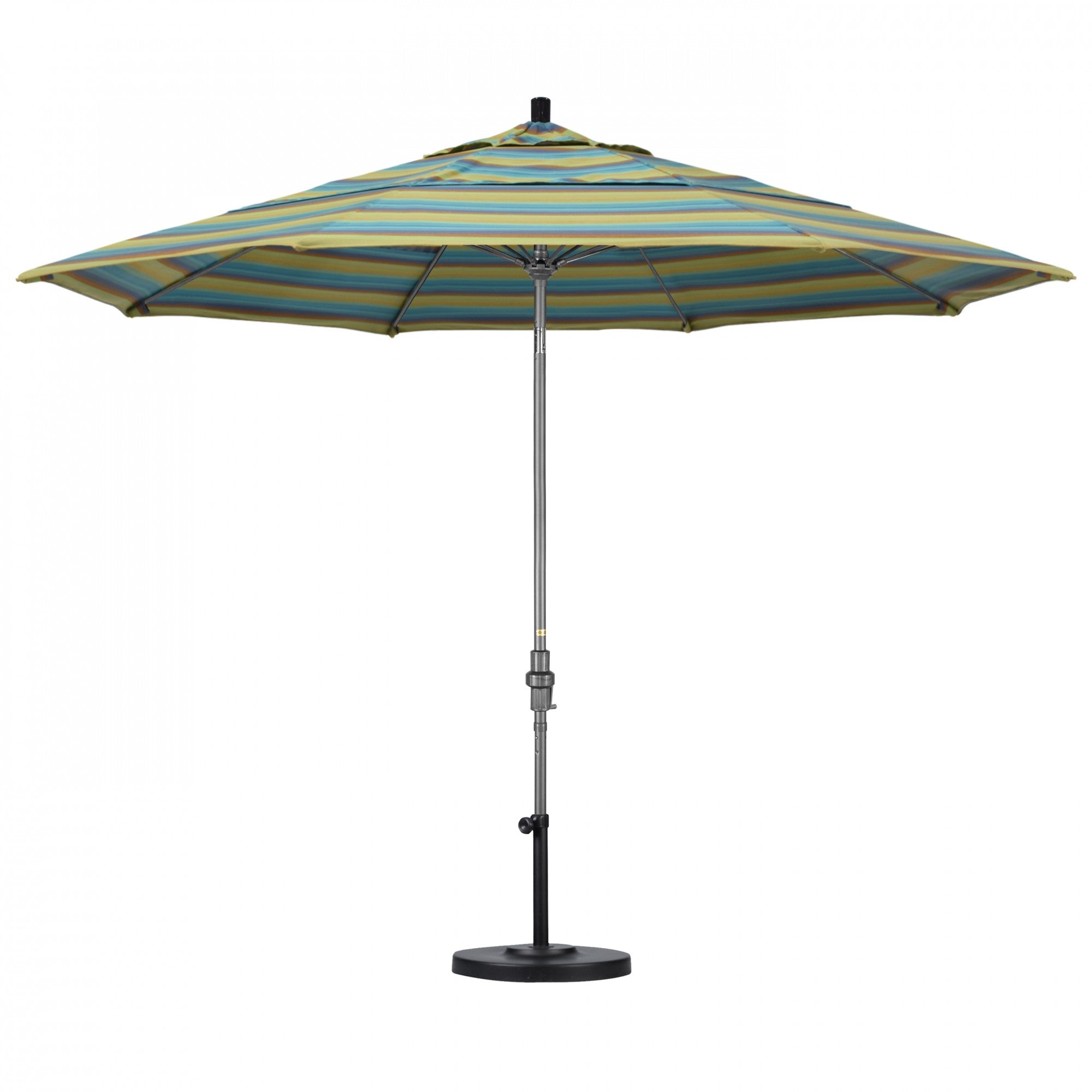 California Umbrella - 11' - Patio Umbrella Umbrella - Aluminum Pole - Astoria Lagoon - Sunbrella  - GSCUF118010-56096-DWV
