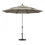 California Umbrella - 11' - Patio Umbrella Umbrella - Aluminum Pole - Woven Granite - Olefin - GSCUF118010-F77-DWV