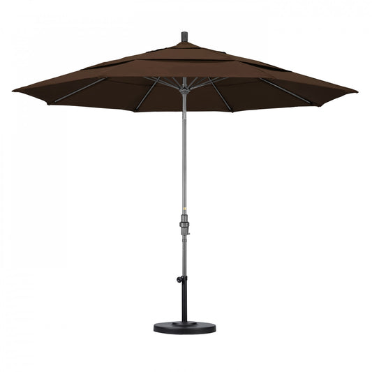 California Umbrella - 11' - Patio Umbrella Umbrella - Aluminum Pole - Mocha - Pacifica - GSCUF118010-SA32-DWV